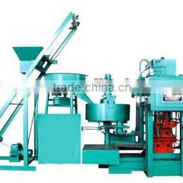 automatic concrete brick machine