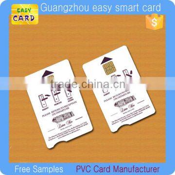 Atmel at24c02 contact ic smart card for hotel key