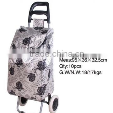 Selling weel folding shopping trolley with high quality