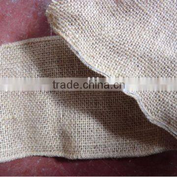 jute ribbon with wired edge