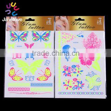 Fluorescence Tattoo Skull Designs Ultraviolet Irradiation More Shinning photo-2