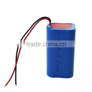 Hot Sale Rechargeable lithium ion 7.4V 4000mAh 2000mAh cell 2S2P 18650 battery pack