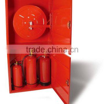 red fire hose cabinet