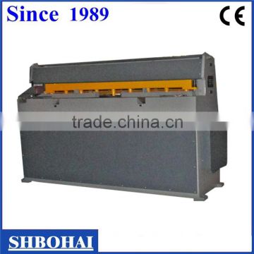 Bohai brand manual guillotine shear machine, electric guillotine shearing machine