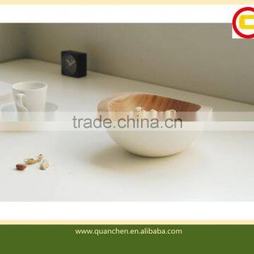 Bamboo candy bowl lacquered bamboo bowl