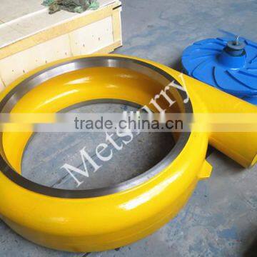 Mets slurry pump spare parts volute liner