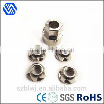 stainless steel flower security nuts used on bike