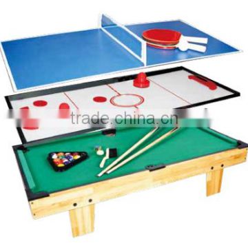 Hot wooden table game 3 in 1 multi game table