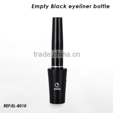 Empty black plastic eyeliner tube