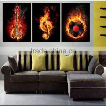 Home Decorative Guitar Music Instrument Oil Painting