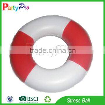 Partypro 2015 Ningbo High Quality Custom Logo Promotional PU Life Ring Stress Toy photo-2