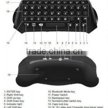 For Sony Playstation 4 For PS4 Chatting Keyboard With Speaker Built-in Controller Keyboard for Ps4 photo-4