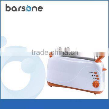 2 Slice Long Slot Toaster Plastic Bread Toaster Machine Bun Toaster