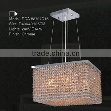 2016 home decoration chandelier crystal pendant with Energy Saving