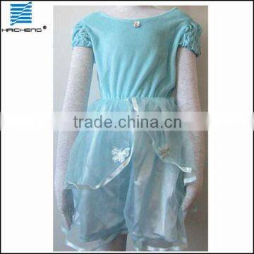 blue Princess dress costume for party DC009