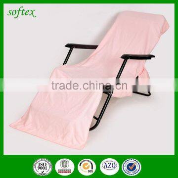 China Supply Multi Functional Microfiber Microfiber Beach Towel Lounge Chair Cover