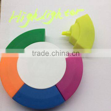 Cute novelty mini 5 color highlighter set