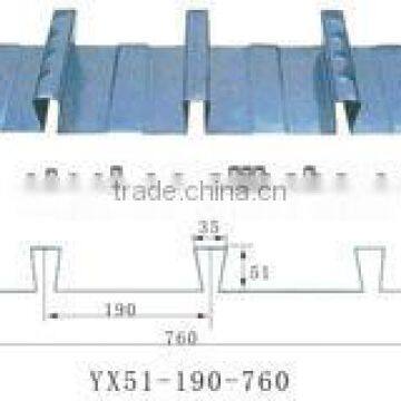 Galvanized corrugated floor decking sheet