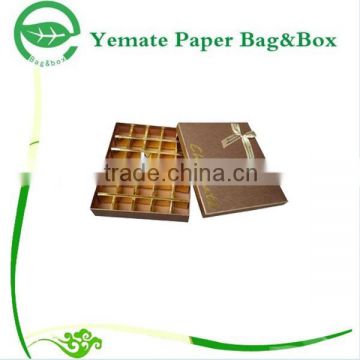 High Quality Fashion Custom Chocolate Printed Luxury Small paper folding candy box