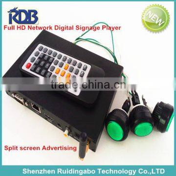 RDB Full HD Network Digital Signage Player for Split screen Advertising equipment DS009-145