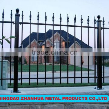 galvanised iron fence