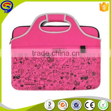 14" Size and Eco-friendly Neoprene Material Laptop Bag