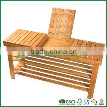 Fuboo bamboo storage shoe rack ,bench shoe rack with 3 tier                        
                                                                                Supplier's Choice