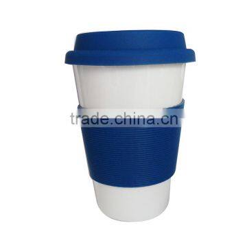 Promotional Gift Ceramic Coffee Mug With Silicone Lid Quality Choice photo-6