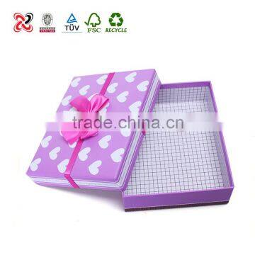 High quality souvenir pclear pvc window paper gift packaging box