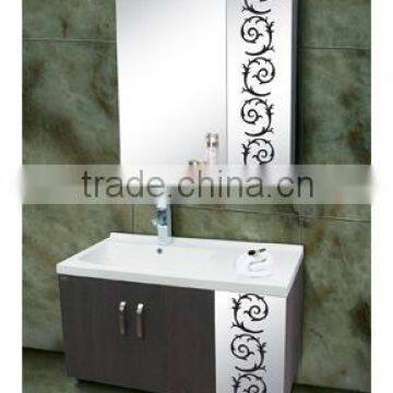 Wooden Bathroom Cabinet(Bathroom Vanities,Ceramic Wash Basin)