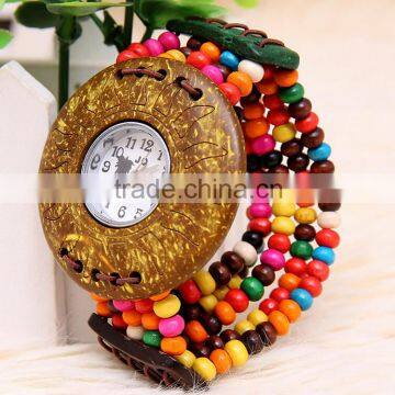 High quality new fashion wooden watch, 100% natural watch wood, wooden wrist watch