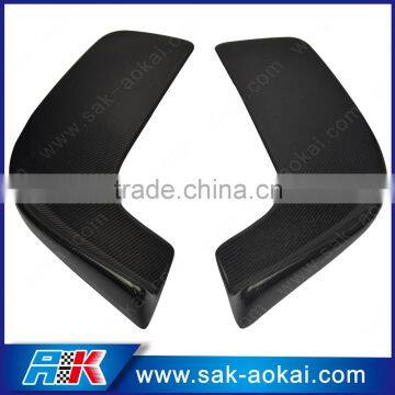 Front bumper splitter flap carbon fiber fit to all cars