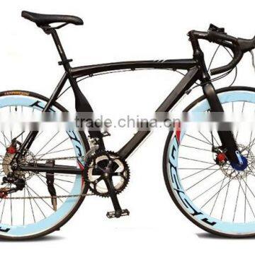 factory direct road bikes/700c road bikes colored road bike wheels disc brake