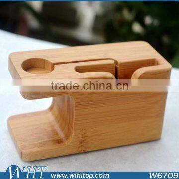 2015 New Arrival Wood Display Stand for IPhone 6, Wood Charger Stand for Apple Watch Mobile Accessories photo-6