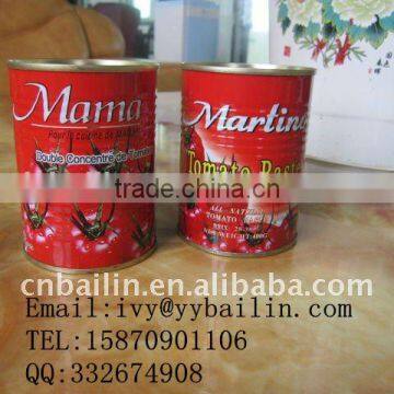 High Concentrated Canned Tomato Paste,brix:28-30% photo-2
