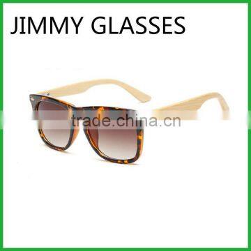 JMP642 Cheapest Wholesale Custom Laser Logo Bamboo Temple/Arm Leg Sunglasses