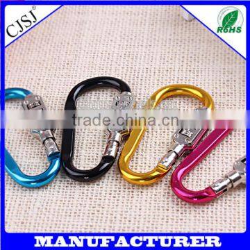 High qualiy factory supplier aluminum material digital lock climbing button carabiner