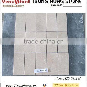 74*148 Crema Marfil Polished Marble Mosaic Tiles photo-5