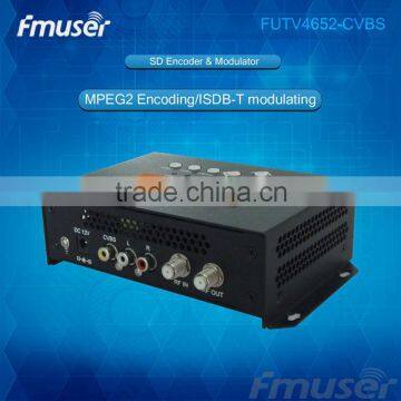 FUTV4652C ISDB-T MPEG2 SD Encoder Modulator (Tuner,CVBS in; RF out) for Home Use