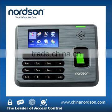 Nordson biometric fingerprint time attendance system employee time attendance machine with 3 inch TFT screen