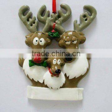 High quality personalized ornament,The three deer head design