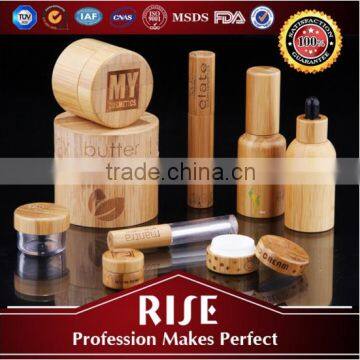 Professional Bamboo Jar Cosmetic Round