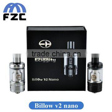 Alibaba Express Hot Selling 3.2ml Capacity Two Airholes Original Ehpro Billow V2 Nano RTA Tank Atomizer