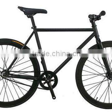 fixed gear bike 700c single speed track bicycle black frame black wheel for men diy custom color