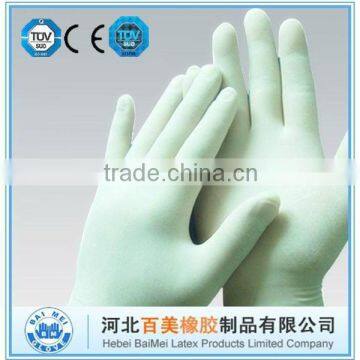 non sterile latex examination gloves powdered and powder-free