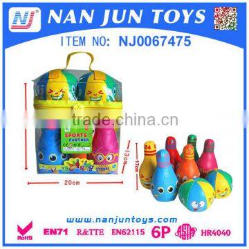 Educational toy PU colorful bowling toys for children, PU Bowling sports toy, pu bowling ball
