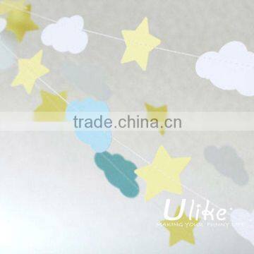 diy birthday banner party banner paper bunting cheap flying banner