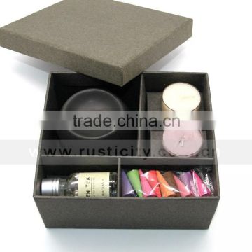 Reasonable prize aroma ceramic oil burner with handmade paper box