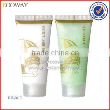 wholesale empty plastic tube with screw cap body lotion packaging tube