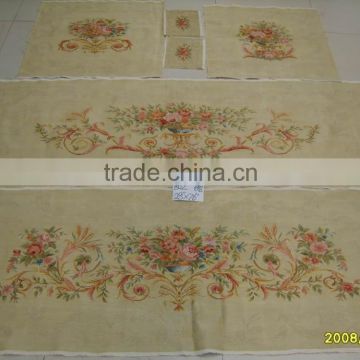 Silk aubusson french style sofa cover